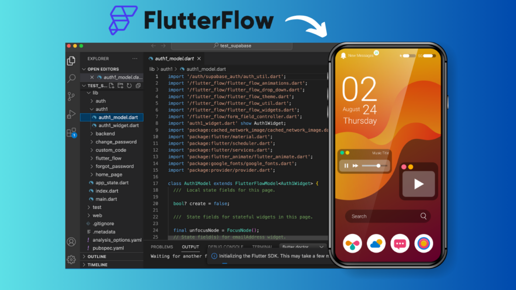 How-to-export-flutterflow-code-and-run-it-in-vscode-with-android-studio-emulator-1-1024x576 Por Que Escolher FlutterFlow Para Criar Aplicativos? 🚀