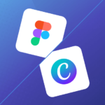 Card com a logo do Figma e do Canva